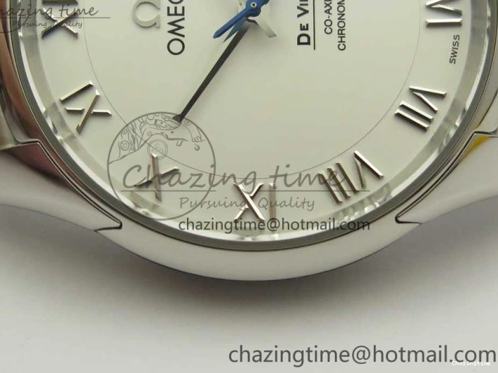0510 De Ville Hour Vision 41mm SS VSF 1:1 Best Edition White Dial on SS Bracelet A8500 Super Clone Casual 7946